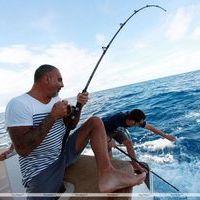 Christian Audigier catches a huge fish with his girlfriend Nathalie Sorensen | Picture 124250